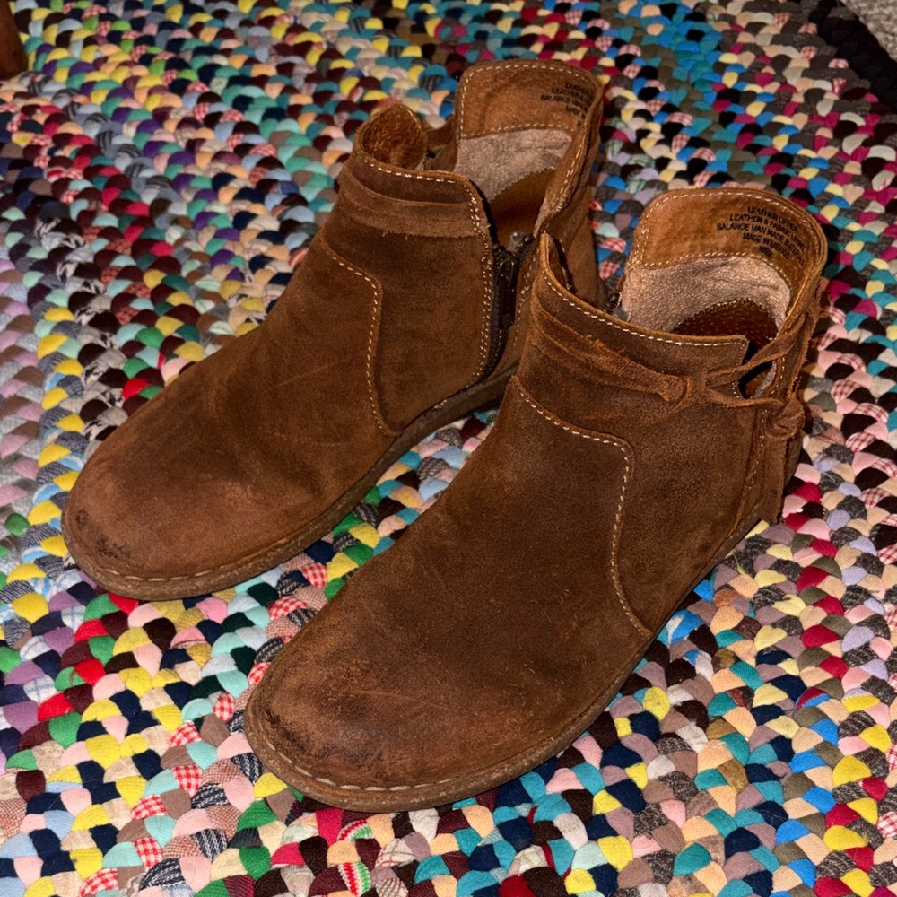 Born Brown Suede Wynter Booties